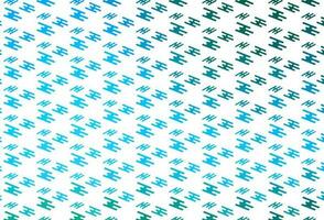 Light Blue, Green vector backdrop with long lines.