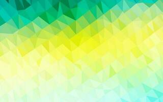 Light Green, Yellow vector low poly texture.