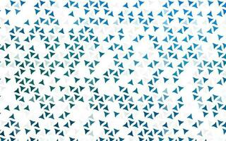 Light BLUE vector seamless background with triangles.