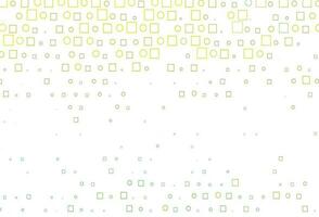 Light Green, Yellow vector template with spots, rectangles.