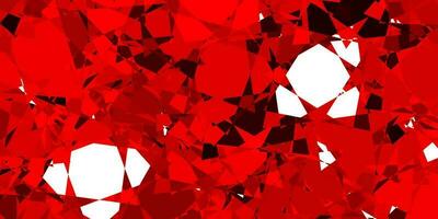 Light Red vector texture with random triangles.