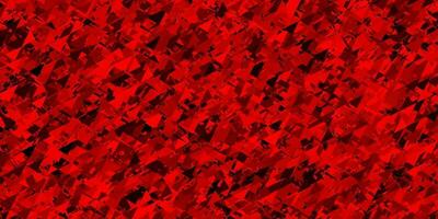 Dark red vector background with polygonal forms.