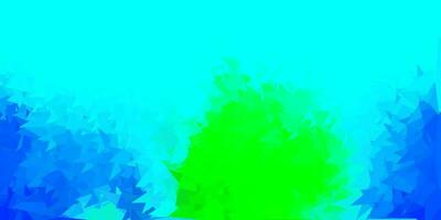 Light blue, green vector polygonal pattern.