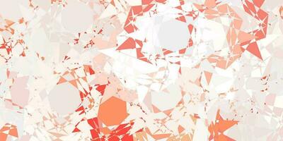 Light red vector texture with random triangles.