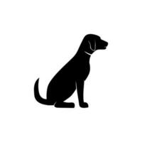 perro silueta vector logo