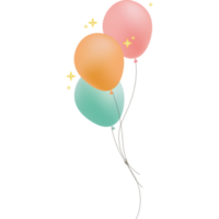 Balloons Float PNG Illustrations