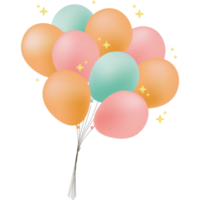 Balloons Bunch PNG Illustrations