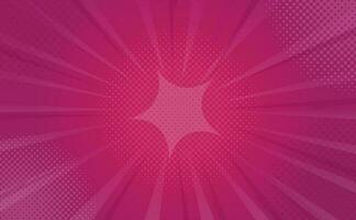 Pink Comic Background for Additional Design vector