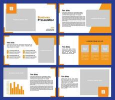 Business Presentation Template for You vector