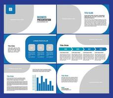 Business Presentation Template Design for You vector