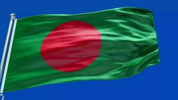 nationale vlag van Bangladesh video