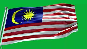 malaysische Nationalflagge video