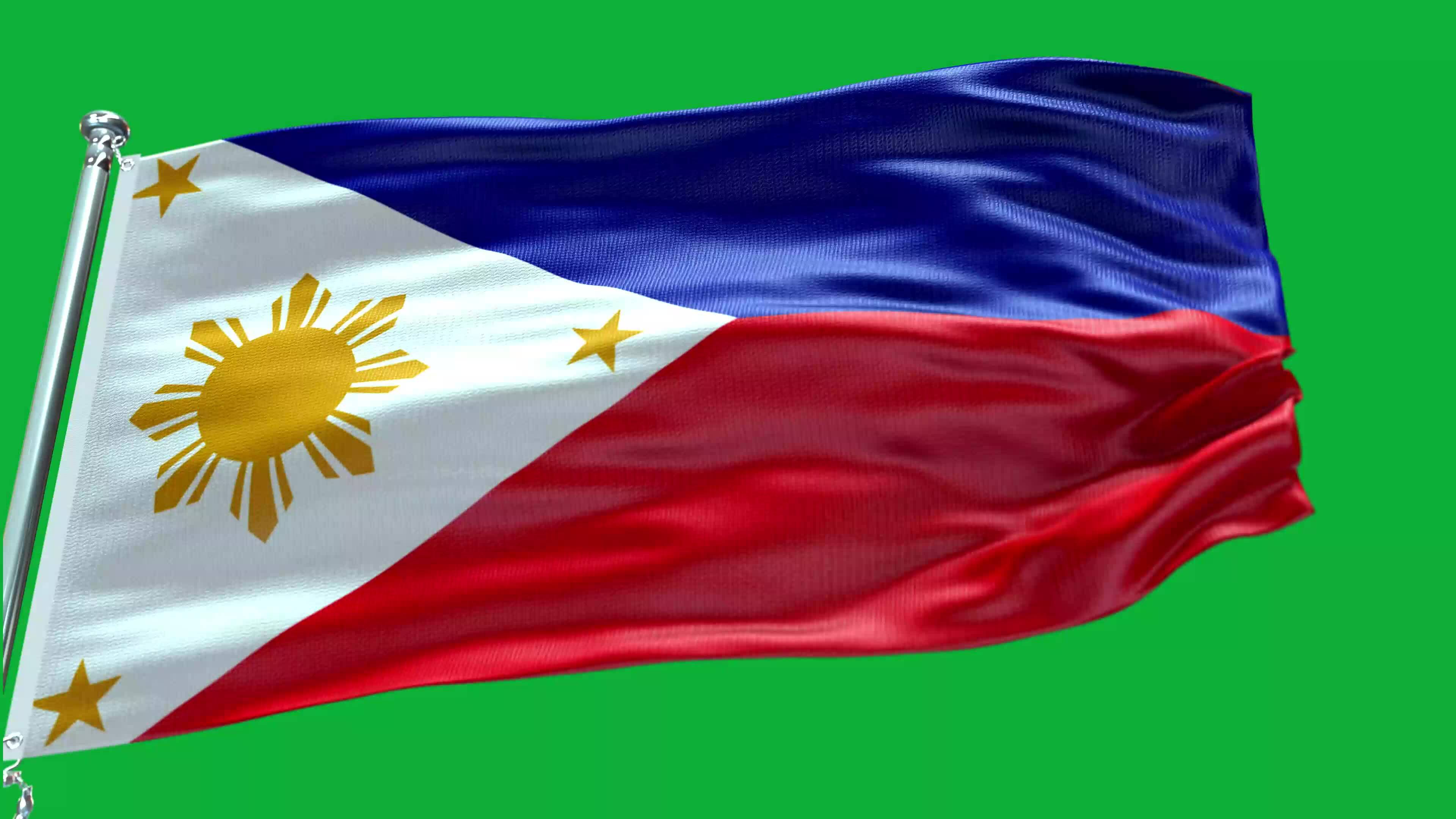 Philippines national flag 26567382 stock video at vecteezy