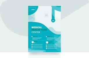 Modern Healthcare brochure Medical Flyer design Medical cover template vector