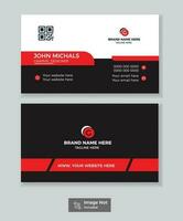 Creative and modern business card Design template vector