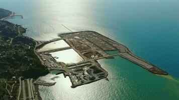 Creating Airport Land From The Sea, Land Reclamation video