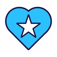 Somalia Flag Festive Patriot Heart Outline Icon vector