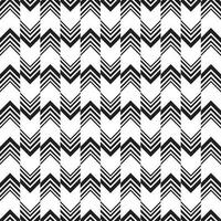 Black and white geometric chevron vector image