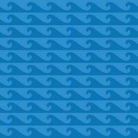 Water waves Water Splashes Blue Color Seamless pattern. Vector pattern.