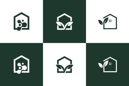 Building logo design vector collection with creative unique element idea