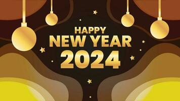 Happy New year Background Design Template vector
