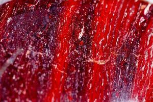 Macro mineral stone jasper zebra iron on a white background photo