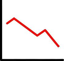 vector illustration of graph icon