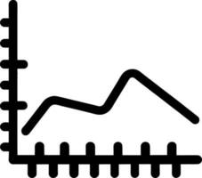 vector illustration of graph icon