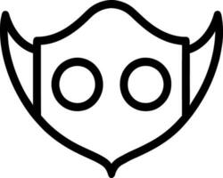 mask icon cartoon vector