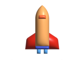 3d ruimteschip icoon PNG