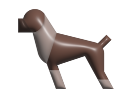 3d Boxer perro icono png