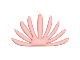 un rosado flor en un transparente antecedentes png