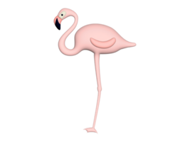 flamingo desenho animado em transparente fundo png