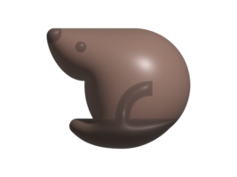 3d Beaver icon png