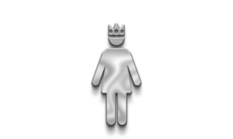 Prinzessin Silber Symbol png