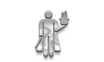 Magician Silver Icon PNG