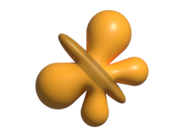 3d Butterfly icon png