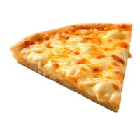un' fetta formaggio Pizza ai generativo Immagine png