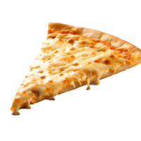 fatia do queijo pizza ai generativo png