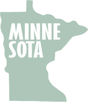 contorno dibujo de Minnesota estado mapa. png