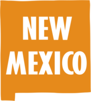 outline drawing of new mexico state map. png