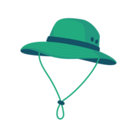 Wandern Hut zum Schutz von das Sonne und Regen von das Wanderer. Camping Aktivität Ideen png