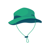 vandring hatt för skydd från de Sol och regn av de vandrare. camping aktivitet idéer png