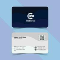 Abstract modern business card template design vector