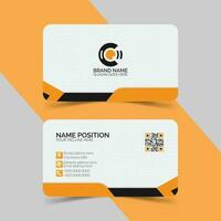 Corporate business card template, modern business card design template, Clean and unique professional business card template layout vector