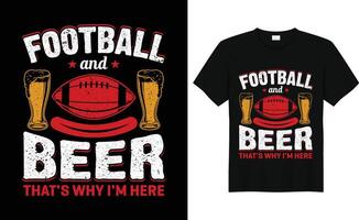 American Football T Shirt Design vector