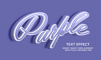 3D Text Effects Template psd