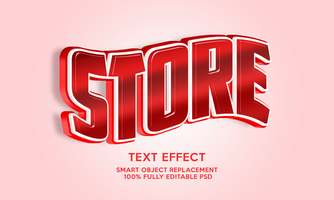 3D Text Effects Template psd