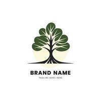 vector tree logo template design