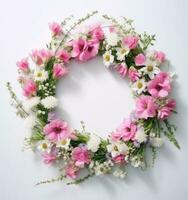 Beautiful floral wreath photo